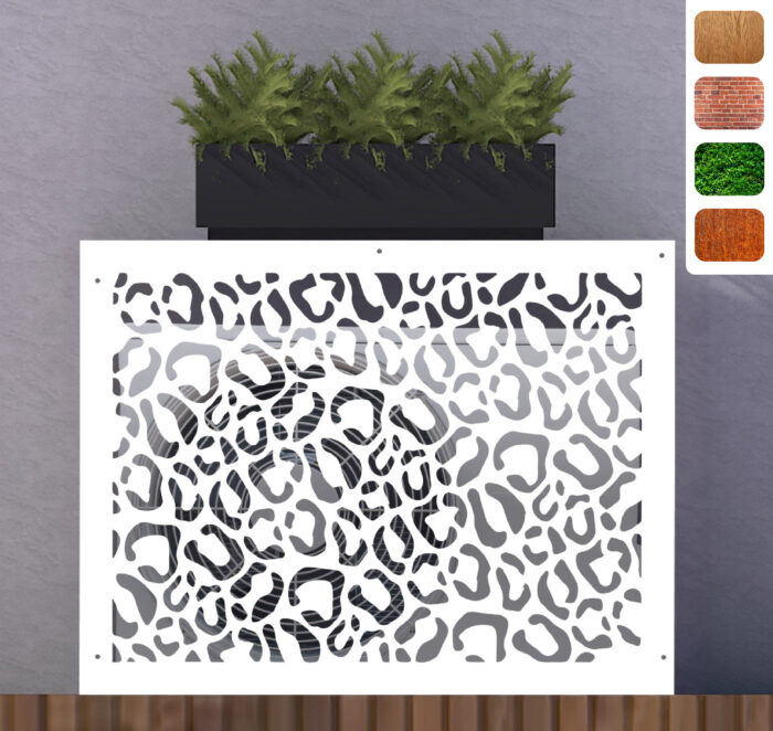 Cache climatisation LEOPARD MOTIF