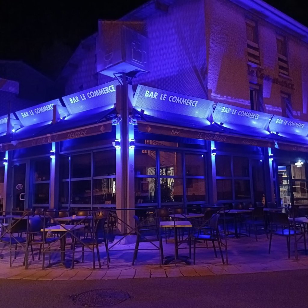 Enseigne lumineuse de bar-brasserie fabriquée par RezoFabrik